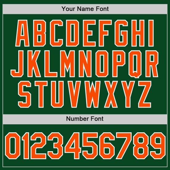 Maglia da baseball retrò arancione-bianca personalizzata verde autentica Maglia da baseball retrò arancione-bianca personalizzata verde autentica