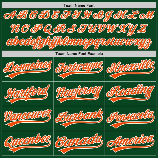 Maglia da baseball retrò arancione-bianca personalizzata verde autentica Maglia da baseball retrò arancione-bianca personalizzata verde autentica