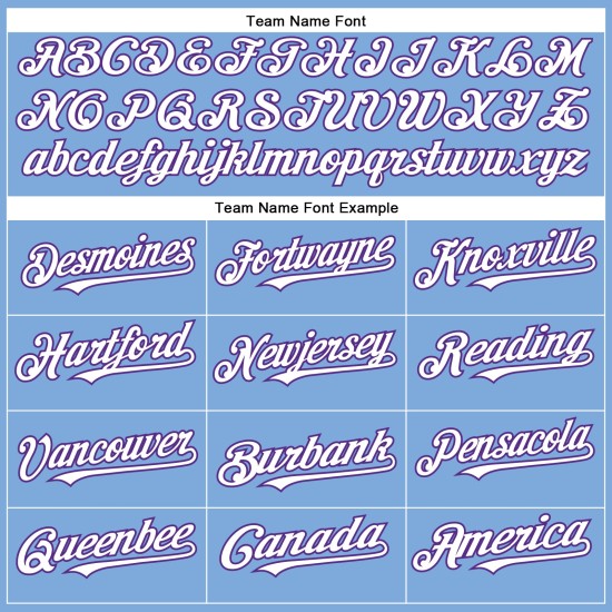 Maglia da baseball autentica bianca e viola, blu, personalizzata Maglia da baseball autentica bianca e viola, blu, personalizzata