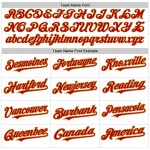 Maglia da baseball a righe autentica personalizzata, sfumata, oro bianco, rosso antico Maglia da baseball a righe autentica personalizzata, sfumata, oro bianco, rosso antico