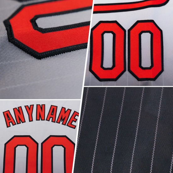 Maglia da baseball a righe bianche sbiadite, autentica, personalizzata, blu, rosso chiaro Maglia da baseball a righe bianche sbiadite, autentica, personalizzata, blu, rosso chiaro