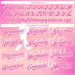 Maglia personalizzata 3D con nastro rosa autentico per la consapevolezza delle donne, per la cura del baseball, la salute del seno, il supporto rosa e bianco per il mese del cancro. Maglia personalizzata 3D con nastro rosa autentico per la consapevolezza delle donne, per la cura del baseball, la salute del seno, il supporto rosa e bianco per il mese del cancro.