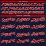 Maglia da baseball Boston Custom Fade Authentic Edition rosso-grigio, moda 3D, blu navy, città Maglia da baseball Boston Custom Fade Authentic Edition rosso-grigio, moda 3D, blu navy, città