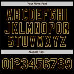 Maglia da baseball Splash Gray Ink Authentic Gold Custom Steel nera Maglia da baseball Splash Gray Ink Authentic Gold Custom Steel nera