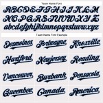 Maglia da baseball personalizzata autentica blu nera e bianca polvere Maglia da baseball personalizzata autentica blu nera e bianca polvere