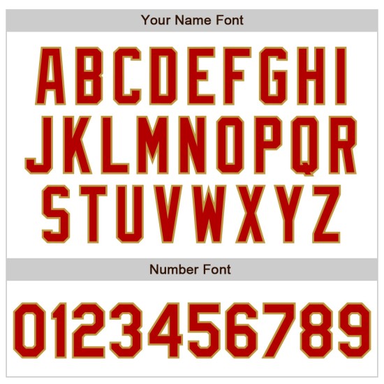 Maglia da baseball a righe autentica personalizzata, sfumata, oro bianco, rosso antico Maglia da baseball a righe autentica personalizzata, sfumata, oro bianco, rosso antico