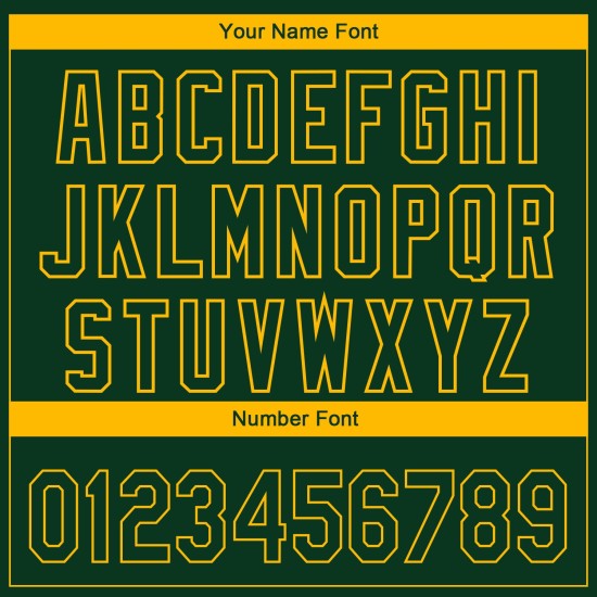 Maglia da baseball Oakland City, personalizzata in 3D, autentica, con effetto sfumato oro verde, edizione moda