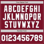 Maglia da baseball autentica, maniche raglan, colore bianco-grigio cremisi, personalizzata Maglia da baseball autentica, maniche raglan, colore bianco-grigio cremisi, personalizzata